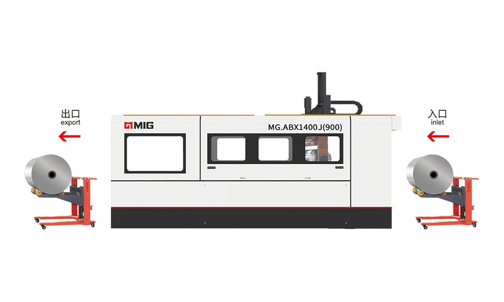 MG.ABX1400J(900) jednoramenná umývačka dosiek s veľkým priemerom (v a von z tlačového vozíka)