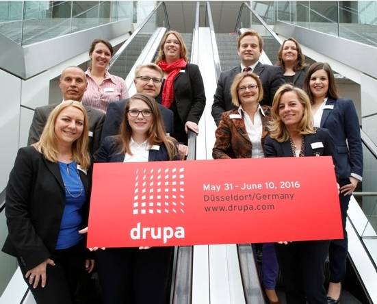 2016 výstava tlače Drupa v Nemecku